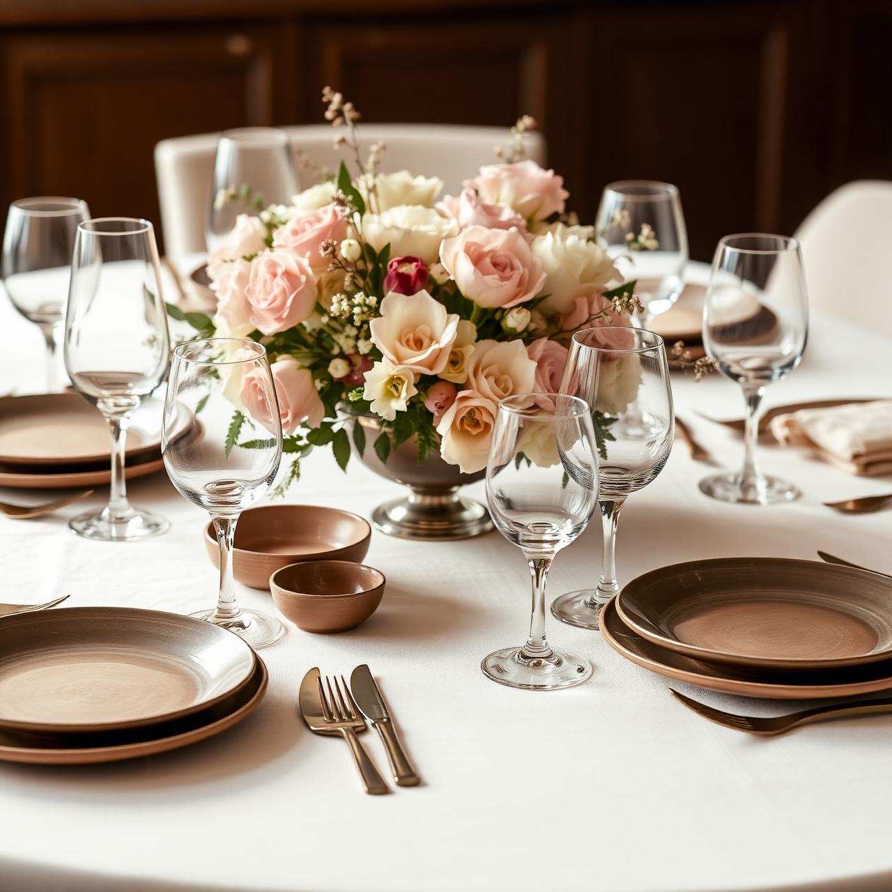 Editorial tablescape